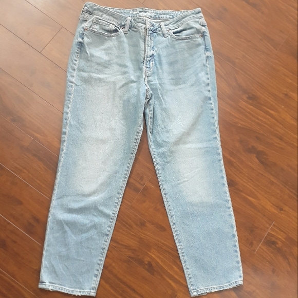 Old Navy High Rise OG Straight Women's Size 14 Light Wash Jeans - Picture 1 of 12